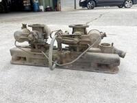 JAGUAR: A Jaguar Mark II inlet manifold with water rail and carburettors. [Location: Sydney] - 8