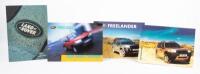 FREELANDER: A group of catalogues featuring the Freelander model, includes a 1998 Australian sales booklet, a 1998 British sales booklet, a 1999 British Freelander accessories booklet and a 2000 British sales booklet