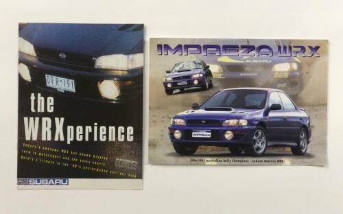 SUBARU: Two Subaru WRX publications. Subaru WRX sales brochures