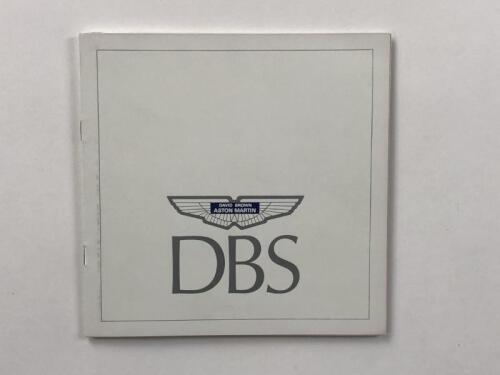 ASTON MARTIN DBS: An original Aston Martin DBS sales brochure