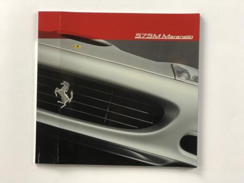 FERRARI: A high quality Ferrari 575M Maranello colour sales brochure