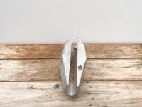 FUEL TANK: An aftermarket alloy Trials fuel tank, with British fitting - 4