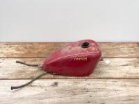 TRIUMPH: A Triumph fuel tank, circa 1960s or 1970s, thought to possibly suit chopper models