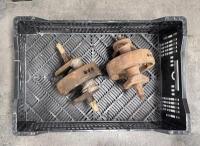 TRIUMPH: Two Triumph pre-unit crank shafts