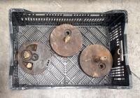 MATCHLESS: Two AJS Matchless fly wheels