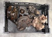 TRIUMPH: A group of five Triumph cylinder heads though to possibly&nbsp;suit pre unit 650, pre unit 500 & 3T models - 4
