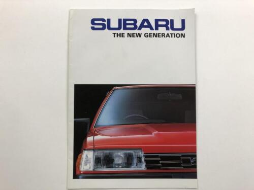 SUBARU: A 1984 Subaru model range sales brochure. Leone & 4WD model information