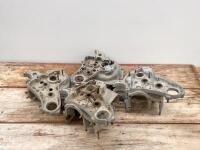 BSA: A group of four BSA crank cases