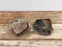 BSA: Two BSA air filter housing / battery carriers thought to possibly suit either A7 or A10 plunger models - 2