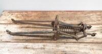 GIRDER FORKS: A large set of front girder forks thought to be Brampton Webb style