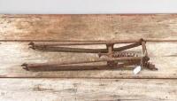 GIRDER FORKS: A small set of front girder forks