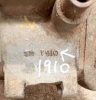 TRIUMPH: A Triumph rigid gearbox, stamped 'SM T910' - 4