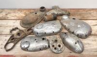 BSA: A group of nine BSA engine parts