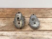 TRIUMPH: Two Triumph pre unit inner & outer gearbox covers