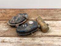 FUEL TANKS: Three small fuel tanks