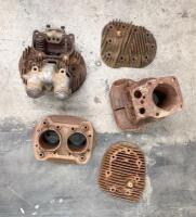 BSA: A group of five BSA engine parts