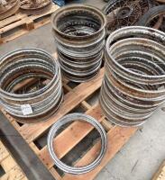 WHEELS: A group of 19 assorted chrome wheels - 2