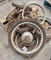 WHEELS: A group of eight wheels thought to all be of Japanese manufacture - 3