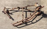 ARIEL: A circa 1949 Ariel plunger frame thought to possibly suit a single model, fitted with Anstey links