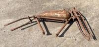 FRAME: A late 1920s British made frame with front girder forks, flat tank and rear stand
