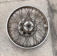TRIUMPH: A circa 1975 Triumph T140 rear wheel - 2