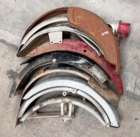 MUD GUARDS: A group of 11 assorted front and rear mud guards