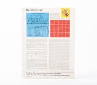 AUSTIN : A 1959 Austin Seven six page, double sided, fold out poster style sales brochure - 3