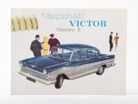 VAUXHALL: A circa 1960 Vauxhall Victor Series II four page, double sided fold out poster style sales brochure