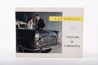 VAUXHALL: A 1960 Vauxhall&nbsp;Velox & Cresta four page, double sided, fold out poster style sales brochure