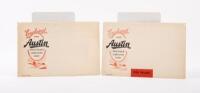 AUSTIN: Two circa 1930s Austin Castrol Lubrication charts
