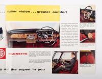 M.G: Two M.G Magnette fold out, poster format sales brochures. 1959 MAGNETTE MARK III & 1960 MAGNETTE MARK IV brochures - 3