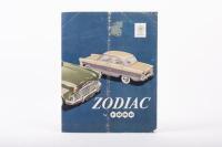 FORD: A possible circa 1950s or 1960s Ford Zodiac four page fold out sales brochure