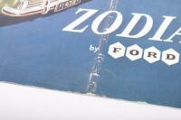 FORD: A possible circa 1950s or 1960s Ford Zodiac four page fold out sales brochure - 2
