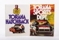 TORANA: Two Holden Torana&nbsp;sales brochures&nbsp;including a 1976&nbsp;'Loaded With Smart Thinking - Torana Hatchback' and a 1976&nbsp;'Torana Sports Dept.'&nbsp;sales brochure