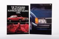 HOLDEN: Two&nbsp;Holden Commodore&nbsp;sales brochure&nbsp;including a 'The '79 Holden's Your Guide To Australia's Best-Selling Cars' and a 1980 'Holden Commodore II' sales brochure