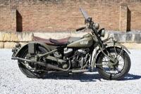 1944 Indian Chief 344 with Dusting sidecar - [Location: Sydney]