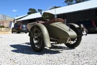 1944 Indian Chief 344 with Dusting sidecar - [Location: Sydney] - 4