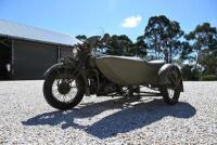1944 Indian Chief 344 with Dusting sidecar - [Location: Sydney] - 5