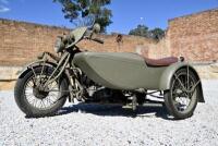 1944 Indian Chief 344 with Dusting sidecar - [Location: Sydney] - 50