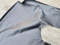 EVERFLEX: A partial roll of black Everflex style hood material. [Location: Sydney] - 3