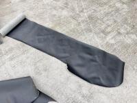 EVERFLEX: A partial roll of black Everflex style hood material. [Location: Sydney] - 6