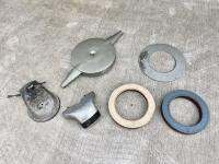 JAGUAR: A group of Jaguar Mark II 3.8 air cleaner parts. [Location: Sydney]