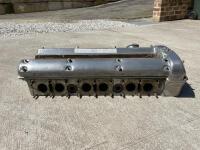 JAGUAR: A cylinder head to suit Mark 10 and possibly 3.8 E-Type, complete with camshafts, cam covers and 6 valves, #ZB3373-8. [Location: Sydney] - 3
