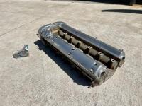 JAGUAR: A cylinder head to suit Mark 10 and possibly 3.8 E-Type, complete with camshafts, cam covers and 6 valves, #ZB3373-8. [Location: Sydney] - 4