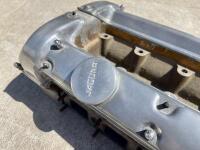 JAGUAR: A cylinder head to suit Mark 10 and possibly 3.8 E-Type, complete with camshafts, cam covers and 6 valves, #ZB3373-8. [Location: Sydney] - 8