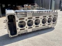 JAGUAR: A cylinder head to suit Mark 10 and possibly 3.8 E-Type, complete with camshafts, cam covers and 6 valves, #ZB3373-8. [Location: Sydney] - 14