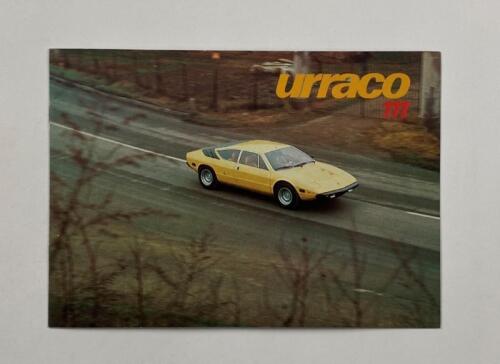 LAMBORGHINI: An 'Automobili Ferruccio Lamborghini S.p.A.' Lamborghini Urraco 111 sales brochure. English text
