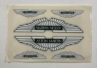 ASTON MARTIN: An Aston Martin emblem sticker set