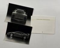 FERRARI F40: An official Ferrari F40 sales brochure. Ferrari F40 black and white photographs - 3