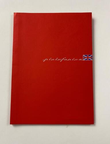 PININFARINA: A 1984 Paris International Motor Show and Birmingham International Motor Show information booklet detailing Pininfarina car model creations